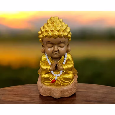 Golden Serenity Buddha Statue MFN-142-2