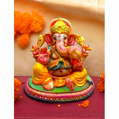 Radiant Lord Ganesha Statue MFN-159-12745947