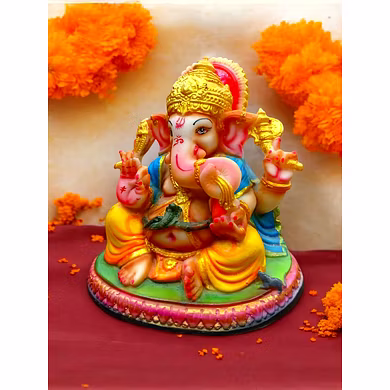 Radiant Lord Ganesha Statue MFN-159-2