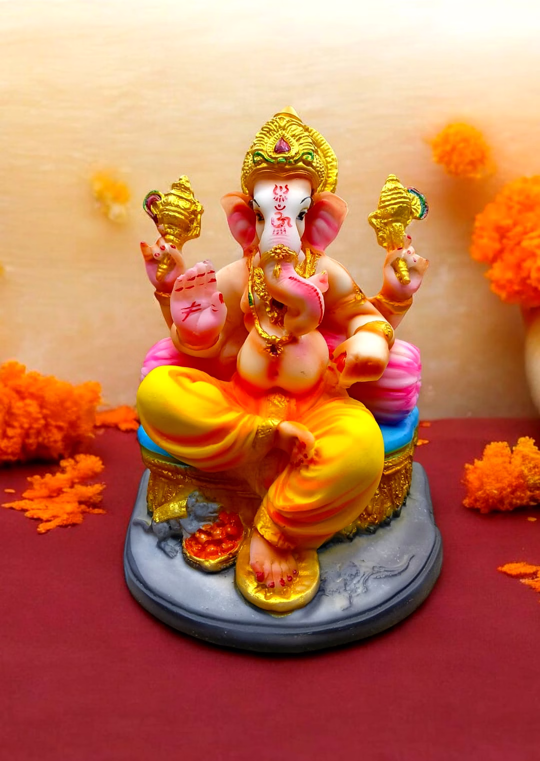 majestic lord ganesha idol mfn-160