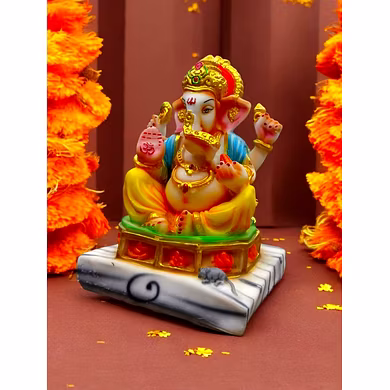 Vibrant Lord Ganesha Idol MFN-163-1