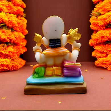 Divine Lord Ganesha Reading Statue MFN-164-3