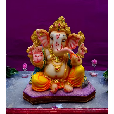 Lord Ganesha Idol on Designer Base MFN-166-12747685