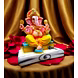 Elegant Royal Sitting Lord Ganesha Idol MFN-168-1-sm