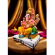 Elegant Royal Sitting Lord Ganesha Idol MFN-168-2-sm
