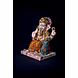 Premium White &amp; Gold Seated Ganesha Idol MFN-174-2-sm