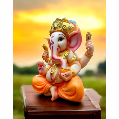 Divine Elegance: Lord Ganesha Idol MFN-175-1