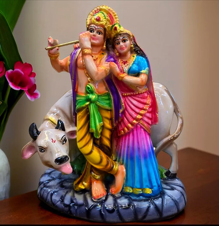 duo: radha krishna statue mfn-176