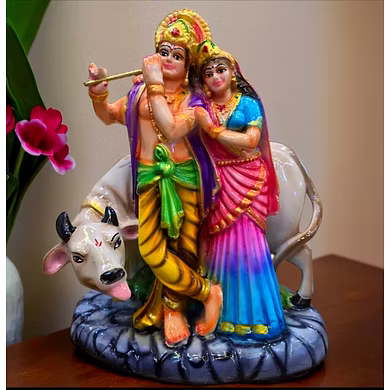Duo: Radha Krishna Statue MFN-176-12747765