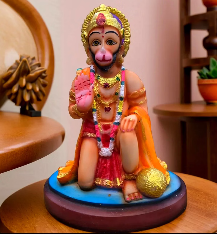 seated hanuman statue mfn-179