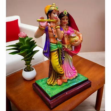 Radha Krishna statue MFN-180-High-Quality Resin-1
