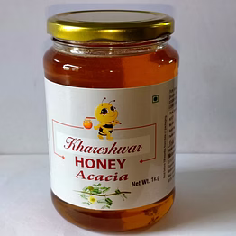 khareshwar accacia honey 1kg raw & unprocessed