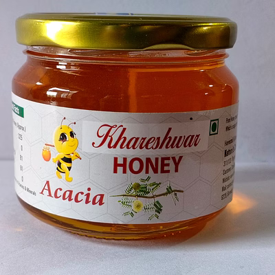 khareshwar accacia honey 400 gm raw & unprocessed