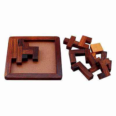 Handmade Wooden Jigsaw Puzzle for Kids and Adults image 2