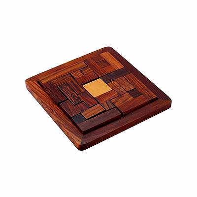 Handmade Wooden Jigsaw Puzzle for Kids and Adults image 3
