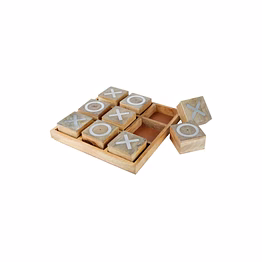 handmade wooden tick tack toe- family travel games