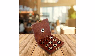 Wooden Tic Tac Toe- Unique Handmade Quality | Family Board Games