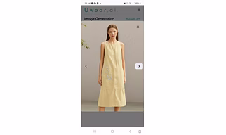 Linen maxi dress