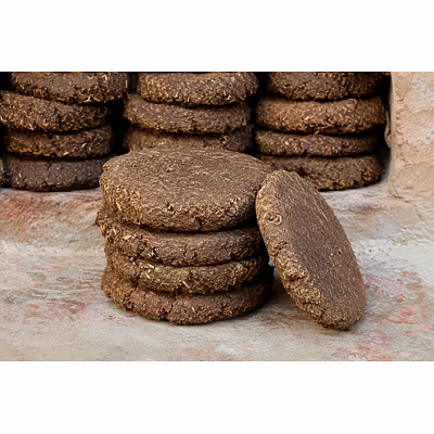 cow dung cake