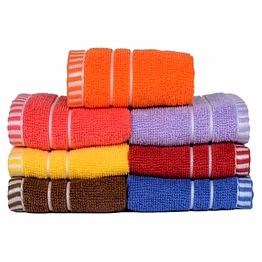 hudson cotton plain classic face towel 25x25, gender : unisex