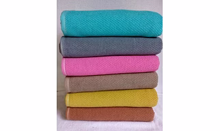 Cotton Plain Poops Bath Towel 70 X 140, Technics : Machine Made