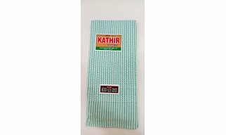 Stripped Cotton Qurbani Handloom Bath Towel, Color : Green 30 X 60