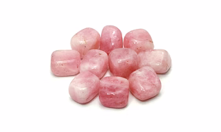 natural rose quartz tumble for decor