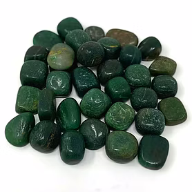 Natural Green Jade Tumble Stone For Home Decor & Healing Use