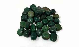 Natural Green Jade Tumble Stone For Home Decor & Healing Use