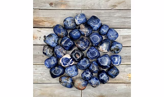 Natural Sodalite Tumble Stone For Home Decor & Healing Use