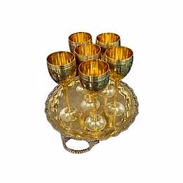 brass wine glass