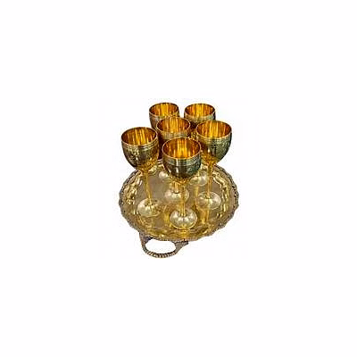 brass wine glass