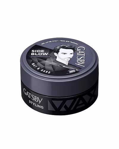 Gatsby Hair Styling Wax - Mat &amp; Hard, For Side Blow Style, Mat Finish, Strong Hold, High Volume, Non Sticky, Easy Wash Off, Anytime Re-Stylable Hair Wax, 75gm-1