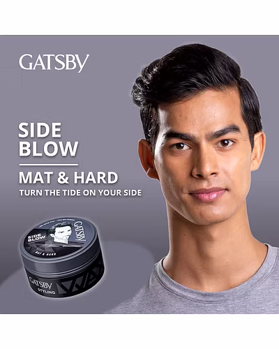 Gatsby Hair Styling Wax - Mat &amp; Hard, For Side Blow Style, Mat Finish, Strong Hold, High Volume, Non Sticky, Easy Wash Off, Anytime Re-Stylable Hair Wax, 75gm-5