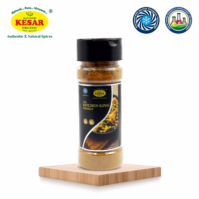 matushri kesar organics farm kitchen king masala (jain)