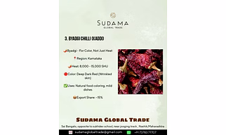 Byadgi dry red Chilli