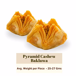 oasis baklawa pyramid cashew baklawa
