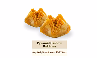 PYRAMID CASHEW BAKLAWA