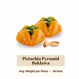 oasis pistachio pyramid baklawa
