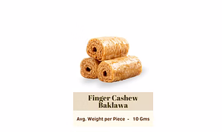 Finger Cashew Baklawa