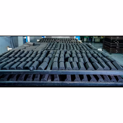 Hexagonal shaped coconut shell charcoal briquettes-1