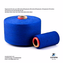 recycled (oe) cotton polyester yarn