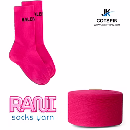 recycled cotton socks yarn