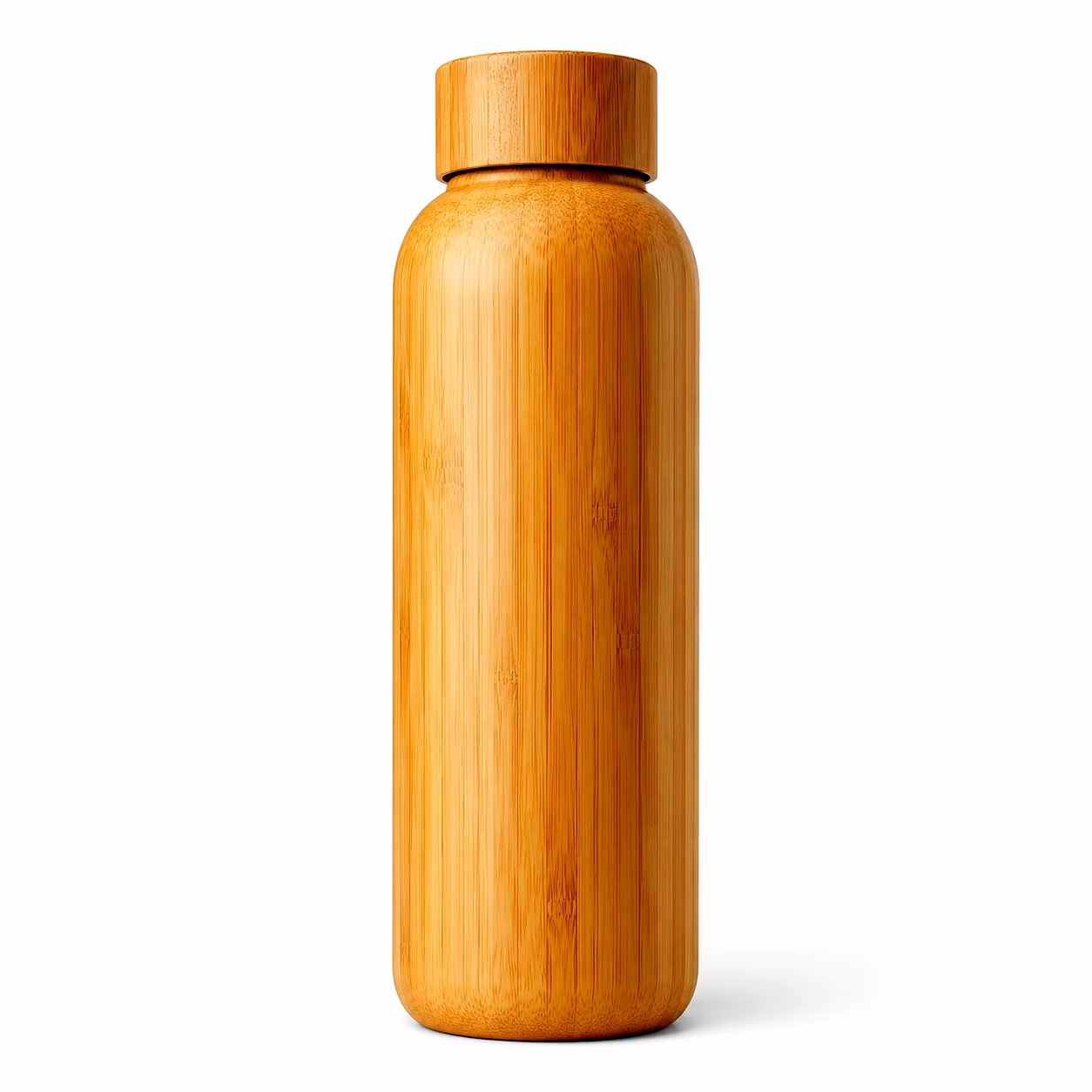 customizable bamboo water bottle 450 ml handicraft product for wholesale homeware, gift, and lifestyle assortments