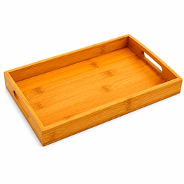 customizable bamboo tray handicraft product for wholesale homeware, gift, and lifestyle assortments