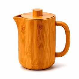 customizable bamboo water jug handicraft product for wholesale homeware, gift, and lifestyle assortments