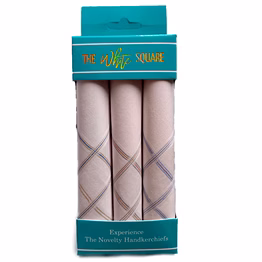 the white square premium men's white 100% cotton handkerchiefs pack of 3