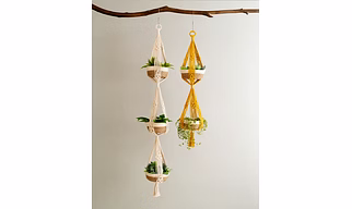 Macrame Plant Hanger - Tassel Pot Hanger, Planter Pot Holder