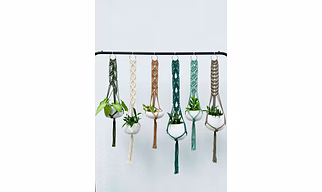 Macrame Plant Hanger - Plant Hanger With Tassel | Handmade Plant Pot Holder