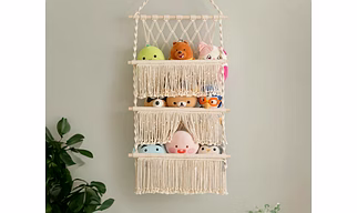 Macrame Toy Hammock - Nursery Decor, Gift